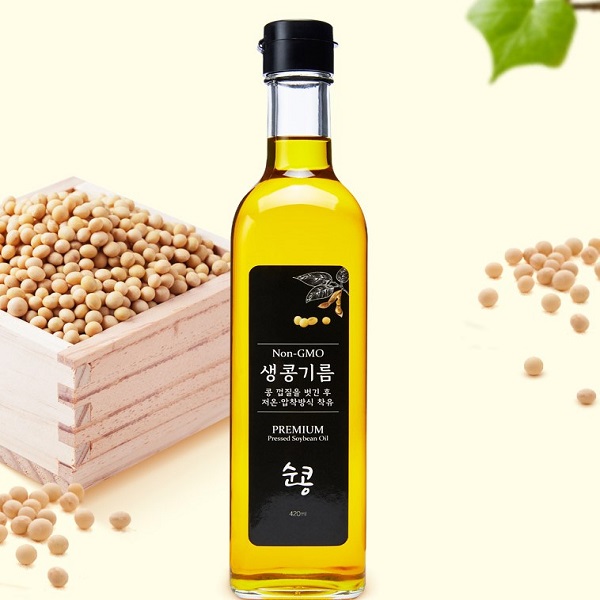 Non-GMO 압착콩기름 420ml 