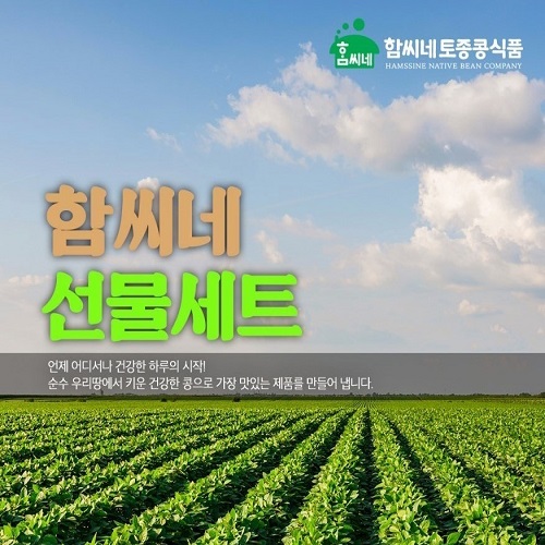 함씨네토종콩식품 명절 선물세트